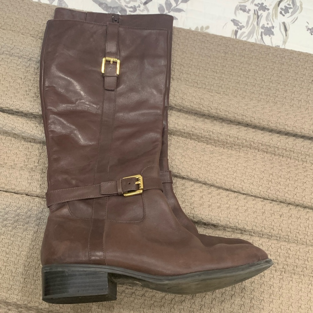 Ralph Lauren, leather riding boots